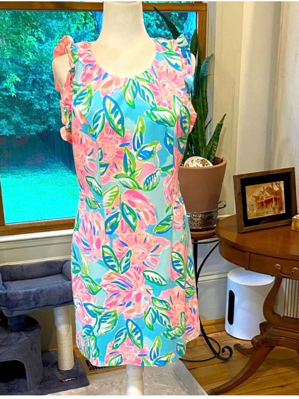 Lilly Pulitzer Carmelisa Multi Totally Blossom Shift Dress - Picture 2 of 9